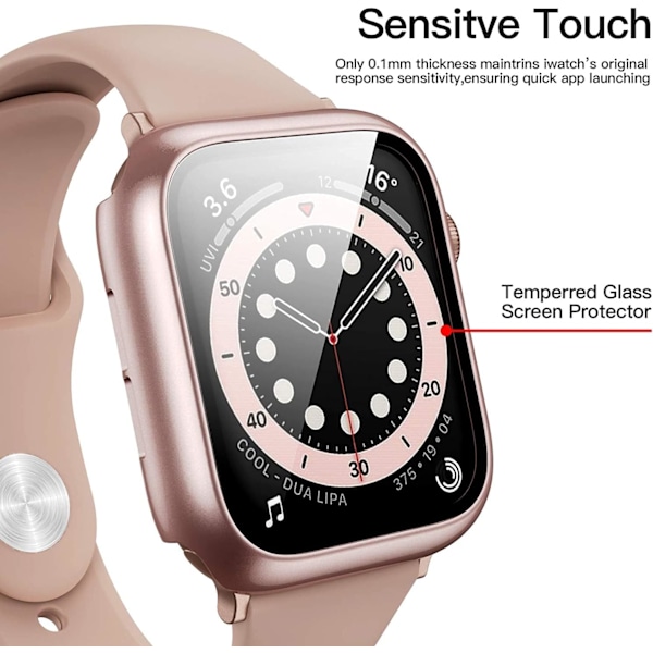 6-pack skal för Apple Watch Series 3/2/1 42mm skärmskydd F