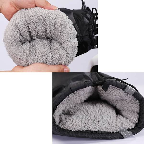 Motorsykkel Styrehansker Sykkel Muffs Vindtette Vanntette Sykkelhansker Winter Warm Bik