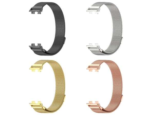 Smartwatch-rem til Huawei Strap 8 Mijobs Milan magnetisk rustfrit stålarmbånd (sølv)