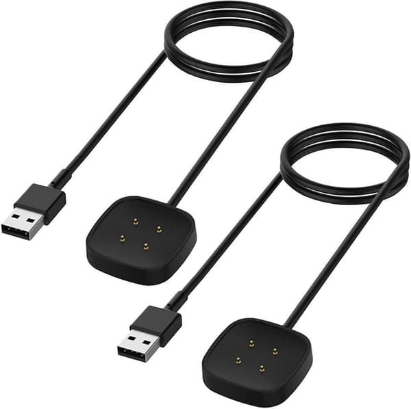 Latauskaapeli Fitbit Versa 4/Versa 3/Sense 2/Sense - 2 kpl, 1 m