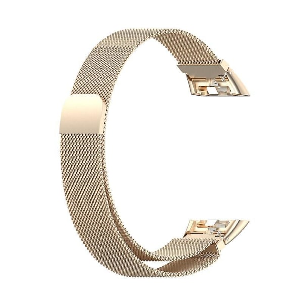 Magneettinen silmukkahihna Huawei Band 6/6 Pro Huawei Band6 älykellolle Correa metalli ruostumattomasta teräksestä valmistettu rannerengas Honor Band 6 hihna champagne For Honor Band 6