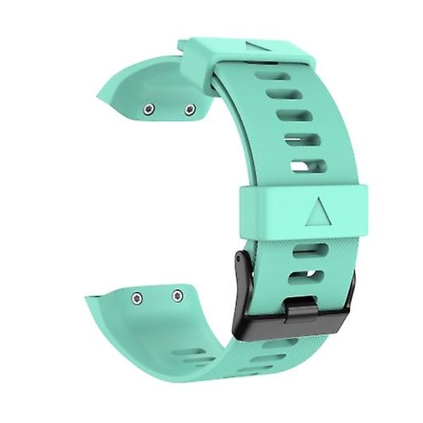 For Garmin Forerunner 35 Black Buckle Silicone Watch Band Mint Green