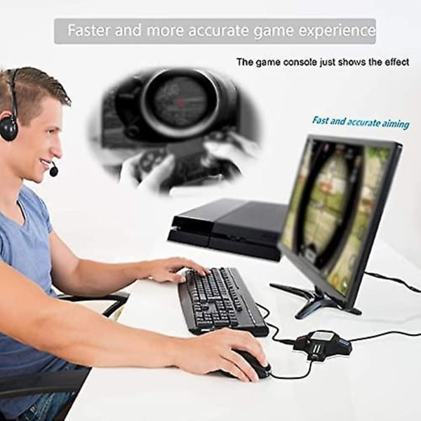 Konverteringsboks Tastatur Mus Adapter Controller Konverter Adapter Til Switch Til Ps4