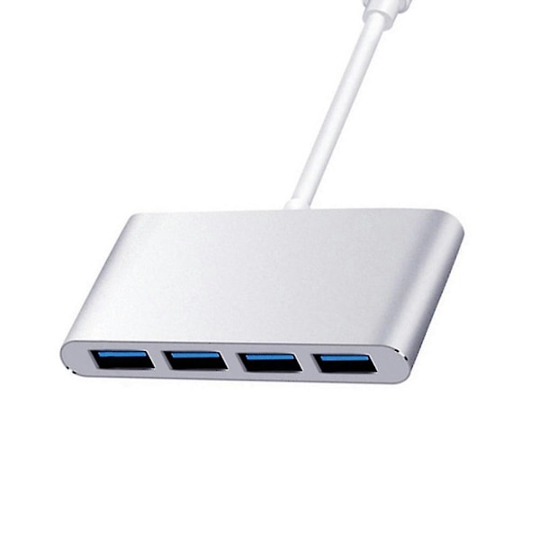Kannettava 5gbps 3.1 tyypin c - USB 3.0 4 portin ajurivapaa muunninnapa