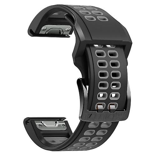 Garmin Fenix ​​6x Quick Release Double Row watch Black Grey