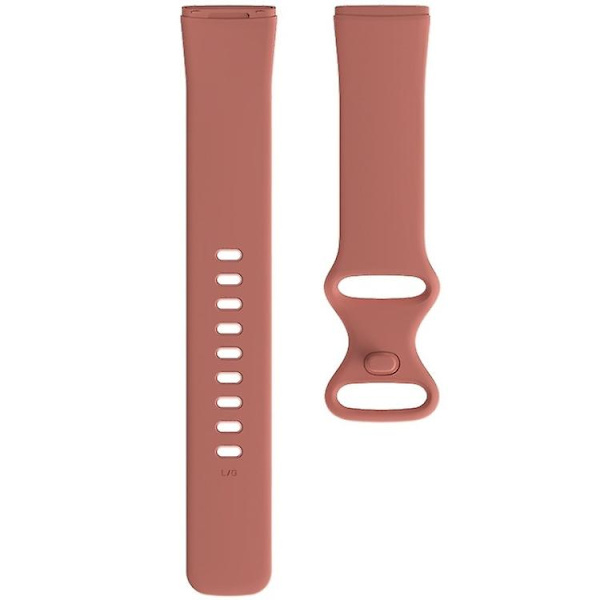 Til Fitbit Versa 3 / Sense silikone urrem Pink