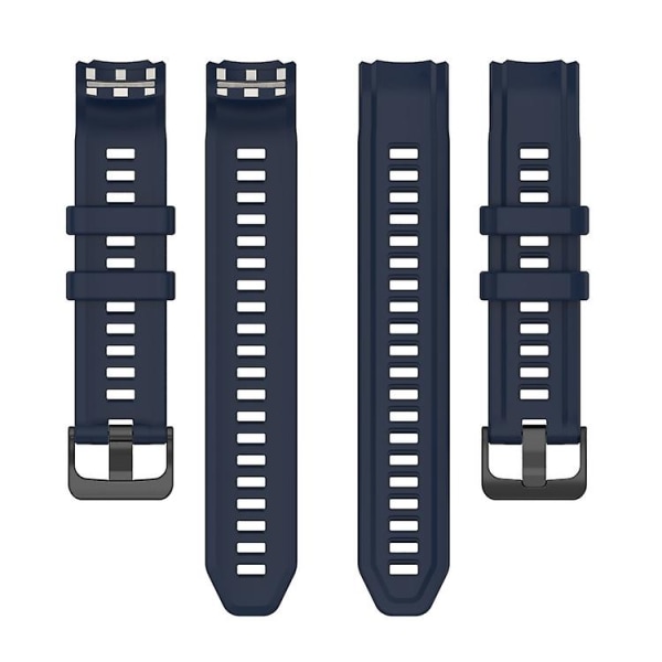 Til Garmin Instinct 2s ensfarvet silikone sportsurrem Navy Blue
