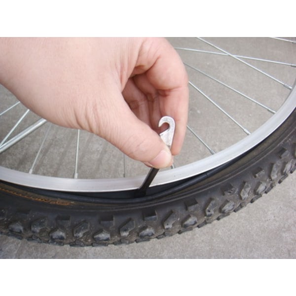 2 st Cykeldäcksspakar i Metall, Rostfritt Stål Däcksspakar