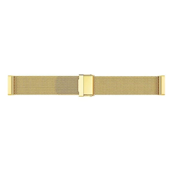 Til Fitbit Versa 4 / Sense 2 Universal Metal Rustfrit Stål Spænde Urbånd Gold