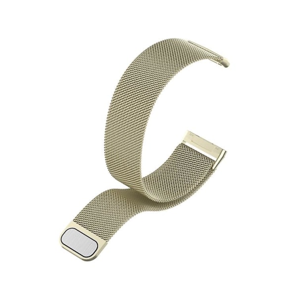 Fitbit Versa 4 Milanese Magnetic Metal Weave -kellonauhalle Official Gold