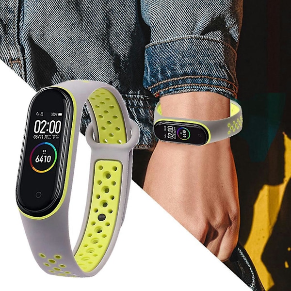 Fargerik rem til Mi Xiaomi 3 / 4 armbånd Smartwatch E
