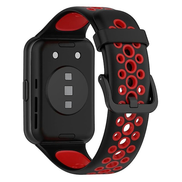 For Huawei Watch Fit 2/Watch Fit 2 Active Dual Color Watch Silicone Replacement Wrist Strap Style C