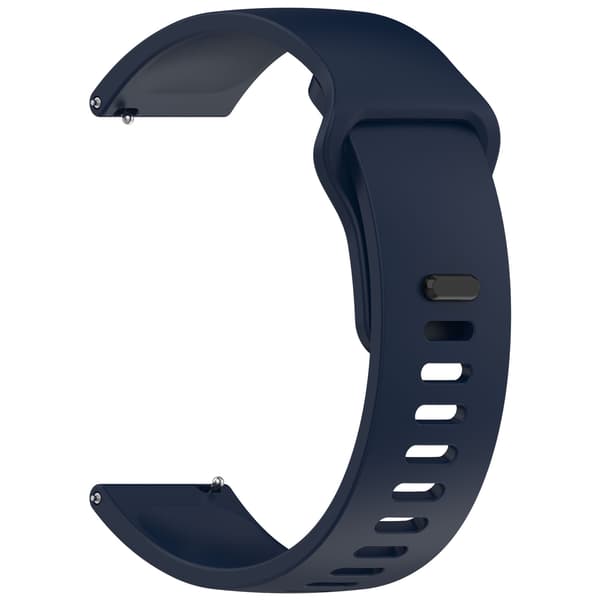 Rem for Xiaomi Redmi Watch 5 Active/watch 5 Lite 22mm Solid farge silikonrem (Mørk Blå)