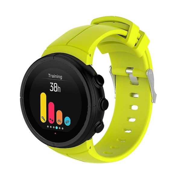 Armband för Suunto Spartan Ultra Silicone Smart Watch Band Anti-Scratch repsband Yellow