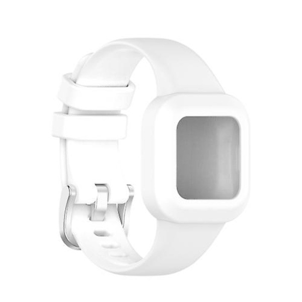 Til Garmin Vivofit Jr3 Silikone Pure Color Watch Band White