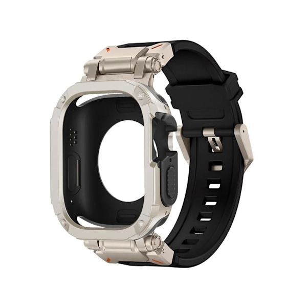 360 Skyddspaket för Adventurer Armband Apple Watch Series 9 45mm Svart och Titan