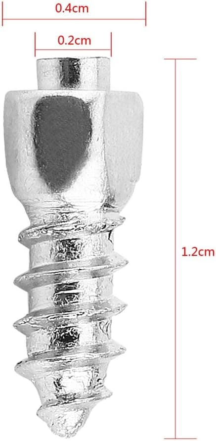 Snödäcksdubbar (100-pack) - 12mm för bil, SUV, ATV, Halkskyddsskruvdubbar