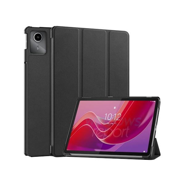 Etui til Lenovo Pad 2024 Tb331fc/tab M11 Tb330fu 11 Tre Foldbart Dvale Anti Fald (Sort)