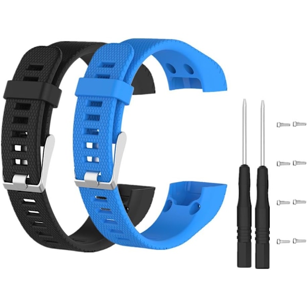 Armband till Garmin Approach 40/10, Silikon Sportband Armbandsrem till Garmin Vivsmart HR Plus (Färg 5)