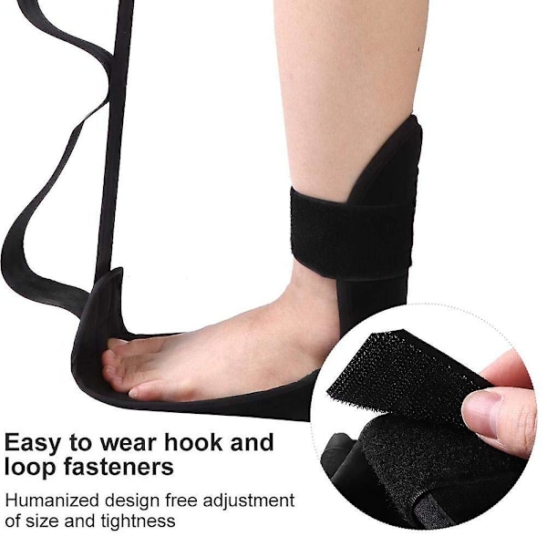 Sports Fodstrækning Strop Ligament Strækning Bælte Fod Drop Strop Med Loop Sports Ligament Strækning Træning Bælte Strop Yoga Ligament Strækning