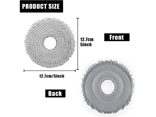 Roborock P10 / Q Revo -mopit, 4 kpl