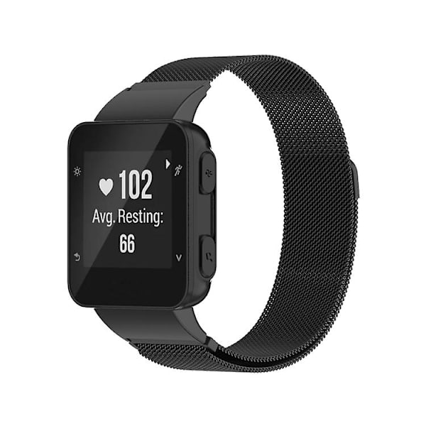 Til Garmin Forerunner 35 / 30 Milanese urbånd Black