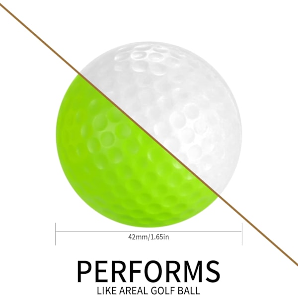 Træningsgolfbolde - Bløde PU Golf Træningsbolde