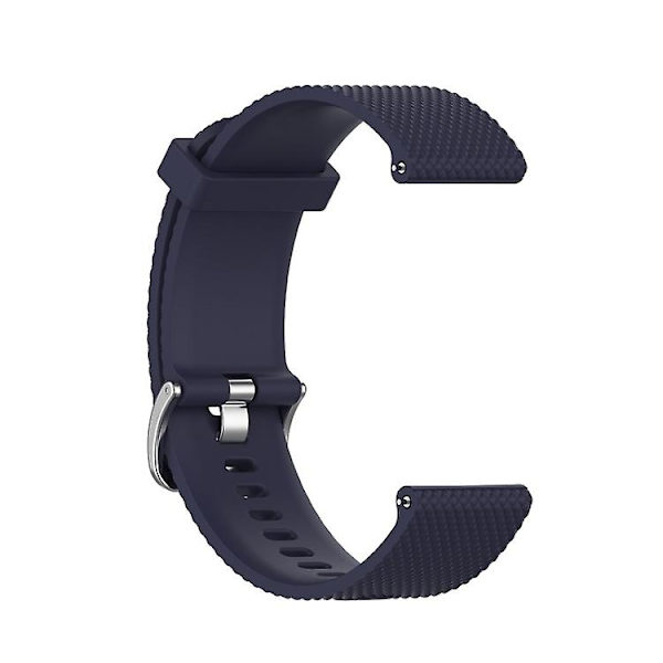 Til Polar Ignite Fashion Textured Silicone Replacement Watch Band Midnight Blue