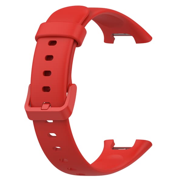Stropp for Xiaomi Band 7 Pro, ensfarget silikonstropp (rød)