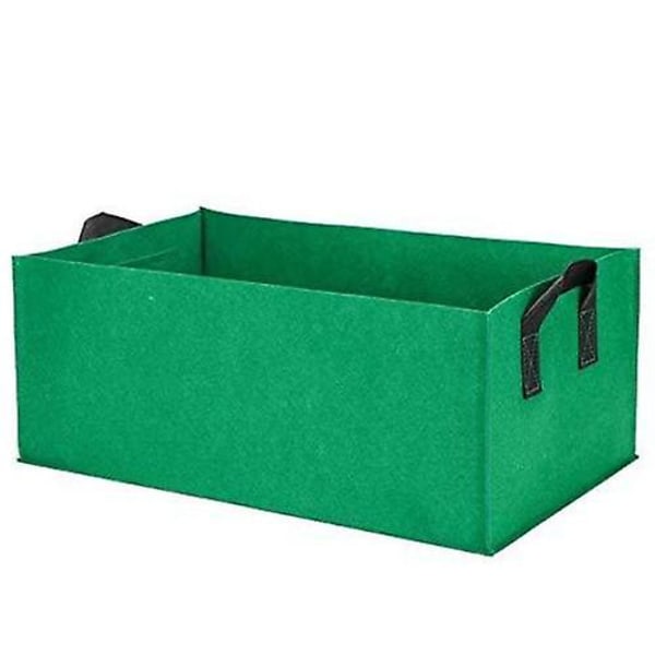 Kasvien kasvatuslaukut Vihannekset Kukkien ruukku Istutuskone Puutarha Kohonnut istutuspenkki Säiliö Green 40X30x20cm