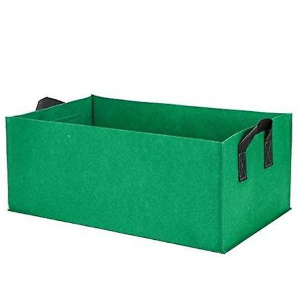 Växtväxtpåsar Grönsak Blomkruka Planteringskruka Trädgård Upphöjd Planteringsbädd Behållare Green 40X30x20cm