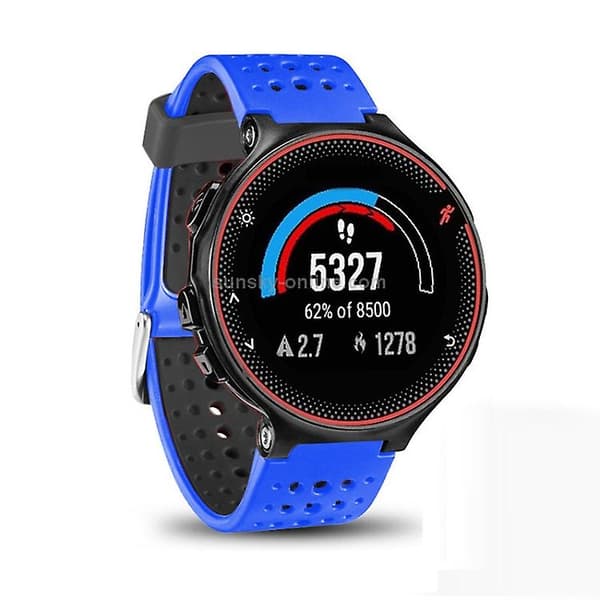 Til Garmin Forerunner 235 tofarvet urrem Sapphire Blue Black