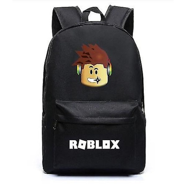 Roblox Ryggsäck Roblox Anpassad Skolväska Unisex Black