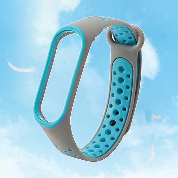 Farverig rem til udskiftning til Mi Xiaomi 3 / 4 armbånd Smartwatch H 1