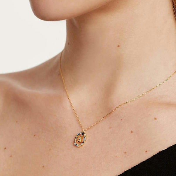 Halsband med bokstäver - Damhalsband med hängen A