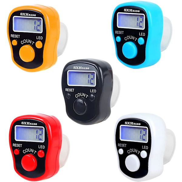 Finger Counters - 5 Led Digital Finger Counter