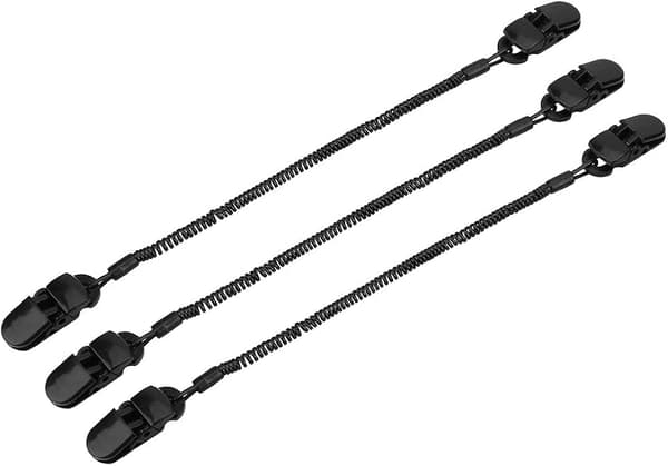 Säkerhetshattclips - 3 st snoddclips för utomhusaktiviteter