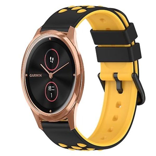 Garmin Garminmove Luxe 20 mm:n kaksiväriselle watch Black-Red