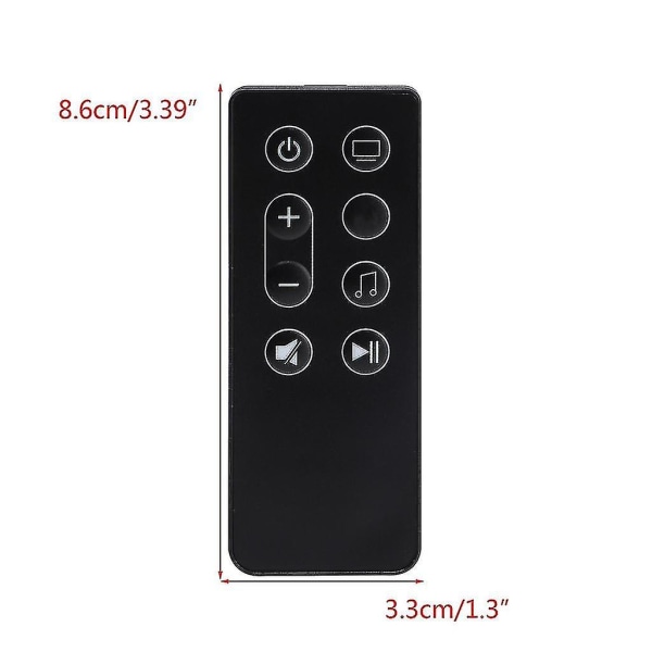 B050/300 For Soundbar 300 Soundbar Music System Controller Fjernkontroll Erstatning Holdbar Levetid Controller