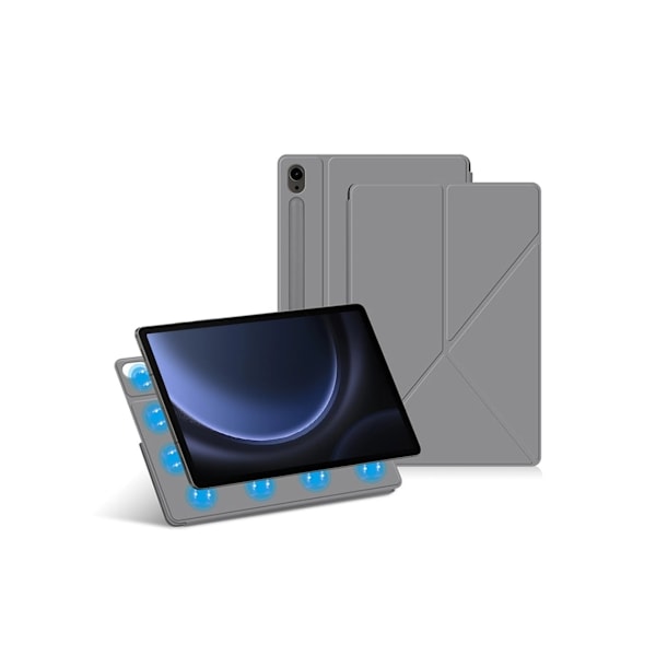 Kotelo Samsung Galaxy Tab S8 12.4 Harmaa