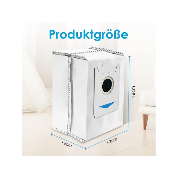 Dammsugarpåsar för Ecovacs Deebot X2 Omni 6-pack