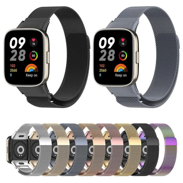 Metallrem for Xiaomi Redmi Watch 3 / Mi Watch Lite 3 Silver