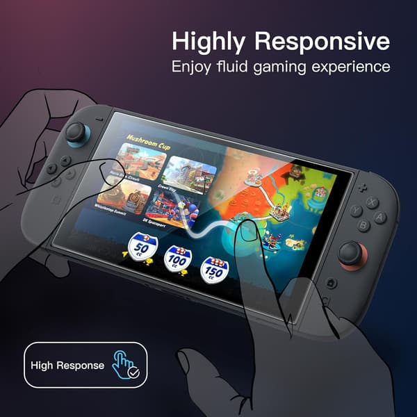 Härdat glas skyddsfilm för Nintendo Switch 2