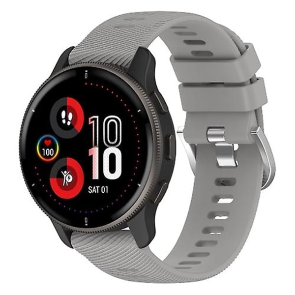 Garmin Venu 2plus 20 mm ristikuvioitu watch Light Grey