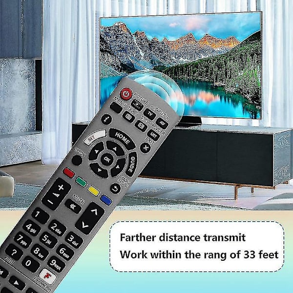 N2qayb001254 Fjärrkontroll Kompatibel Panasonic Led 4k Ultra Hd Smart Oled Tv Tx-55hz1500 Tx-65hz1500