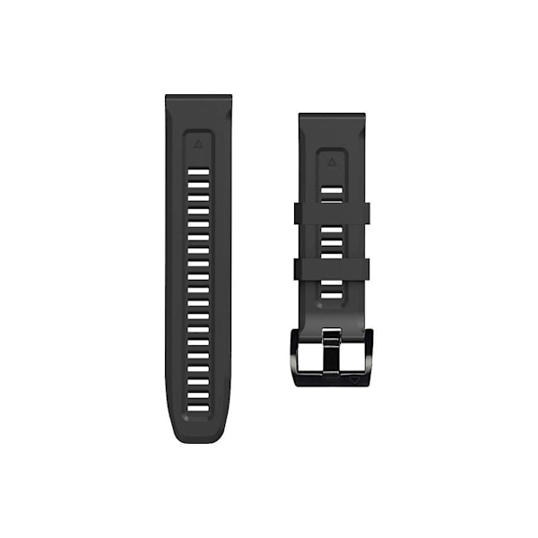 Rem för Garmin Fenix 6X26Mm Silikon Sport Ren Färg Klockarmband Rosa