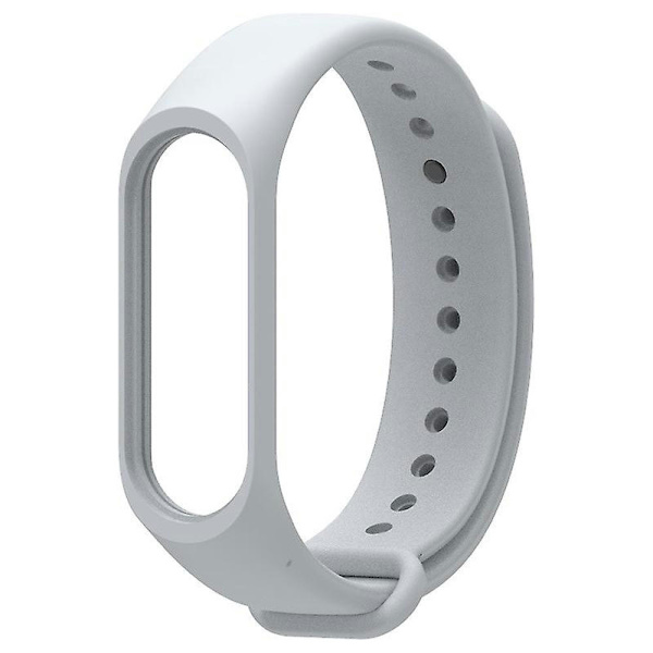 Silikonarmband för Xiaomi Mi 3 4 Armband Sports Smartwatch Mjuk handledsbyte grey