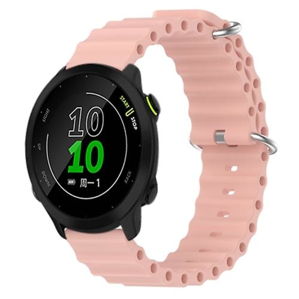 Garmin Forerunner 158 20mm Ocean Style Silikoni yksivärinen watch Pink