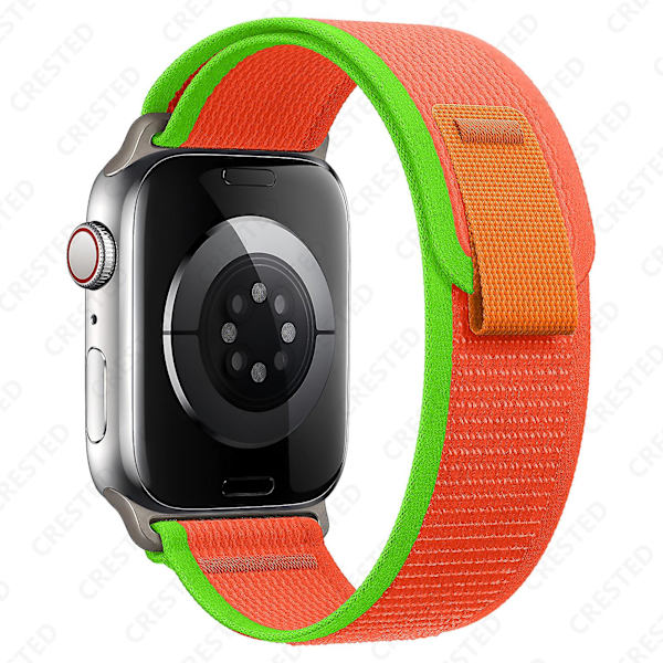 Ranneke Apple Watch Ranneke 49mm 44mm 40mm 45mm 41mm 42mm 38mm Correa Nylon Trail Loop Rannekoru Iwatch Ultra Series 7 6 5 3 Se 8 green red 38 40 41mm
