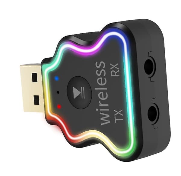 USB Bluetooth -lähetin-vastaanotin Langaton Auton Äänentoistoadapteri
